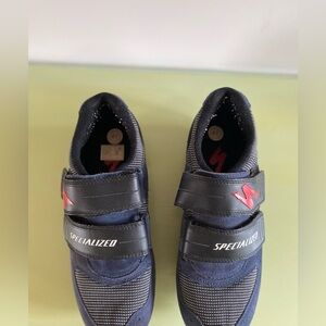 Specialized Blue and Red Cycling Shoes